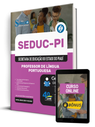 Capa Apostila SEDUC-PI 2025 - Professor de Língua Portuguesa
