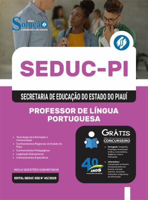 Apostila SEDUC-PI 2025 - Professor de Língua Portuguesa - Imagem 3