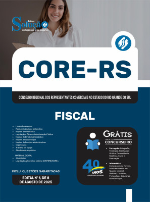 Apostila CORE-RS 2025 - Fiscal - Imagem 3