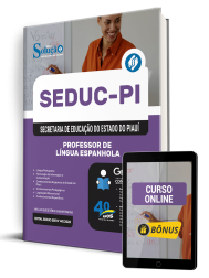 Capa Apostila SEDUC-PI 2025 - Professor de Língua Espanhola