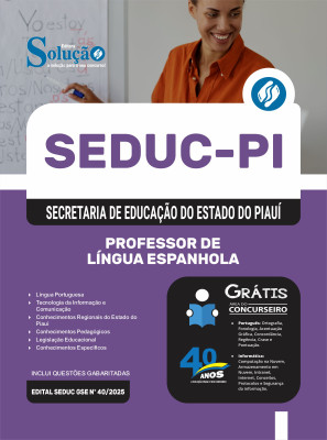 Apostila SEDUC-PI 2025 - Professor de Língua Espanhola - Imagem 3