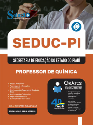Apostila SEDUC-PI 2025 - Professor de Química - Imagem 3