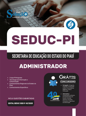 Apostila SEDUC-PI 2025 - Administrador - Imagem 3