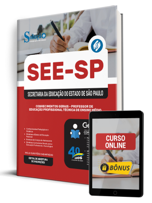 Apostila SEE-SP 2025 - Professor de Educação Profissional Técnica de Ensino Médio (Conhecimentos Gerais) - Imagem 1