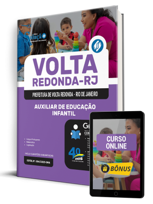 Apostila Prefeitura de Volta Redonda - RJ 2025 - Auxiliar de Educação Infantil - Imagem 1