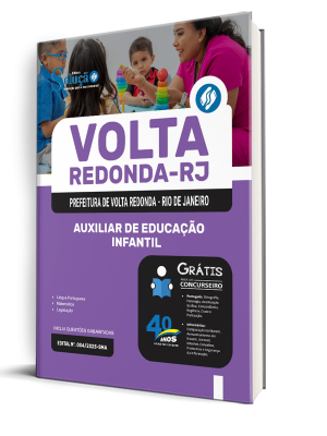 Apostila Prefeitura de Volta Redonda - RJ 2025 - Auxiliar de Educação Infantil - Imagem 2