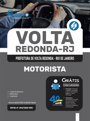Apostila Prefeitura de Volta Redonda - RJ 2025 - Motorista - Imagem 3