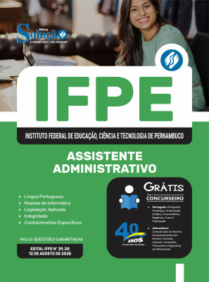 Apostila IFPE 2025 - Assistente em Administração - Imagem 3