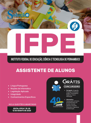 Apostila IFPE 2025 - Assistente de Alunos - Imagem 3
