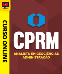 Capa Curso CPRM - Analista em Geociências - Administração