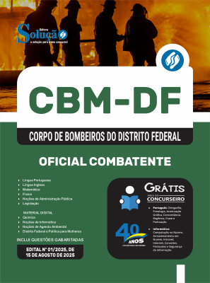Apostila CBM-DF 2025 - Oficial Combatente - Imagem 3
