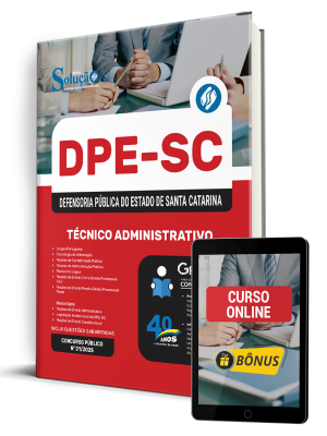 Apostila DPE-SC 2025 - Técnico Administrativo - Imagem 1