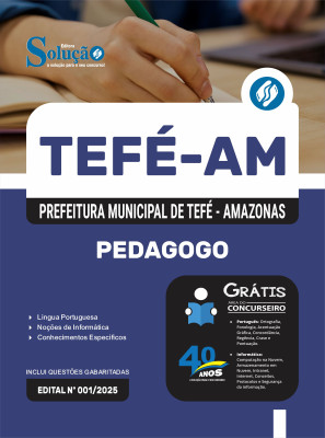 Apostila Prefeitura de Tefé - AM 2025 - Pedagogo - Imagem 3