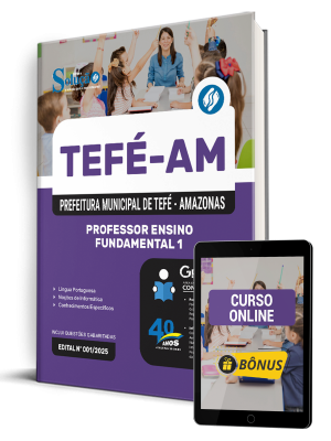 Apostila Prefeitura de Tefé - AM 2025 - Professor Ensino Fundamental 1 - Imagem 1