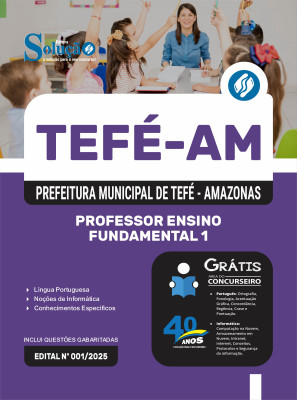 Apostila Prefeitura de Tefé - AM 2025 - Professor Ensino Fundamental 1 - Imagem 3