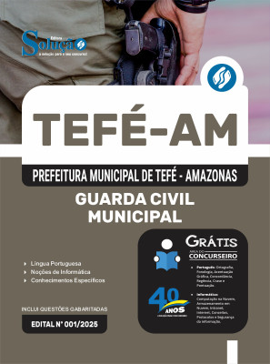 Apostila Prefeitura de Tefé - AM 2025 - Guarda Civil Municipal - Imagem 3