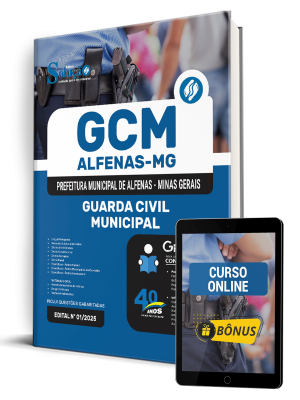 Apostila Prefeitura de Alfenas - MG 2025 - Guarda Civil Municipal - Imagem 1