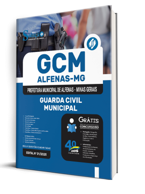 Apostila Prefeitura de Alfenas - MG 2025 - Guarda Civil Municipal - Imagem 2