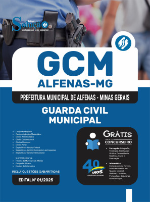 Apostila Prefeitura de Alfenas - MG 2025 - Guarda Civil Municipal - Imagem 3