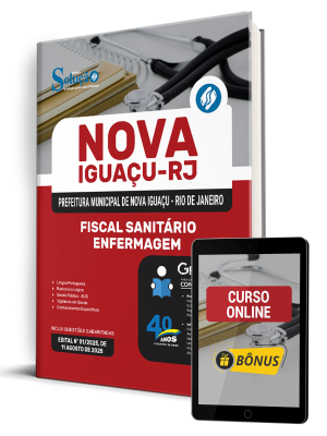 Apostila Prefeitura de Nova Iguaçu - RJ (SEMUS Nova Iguaçu) 2025 - Fiscal Sanitário - Enfermagem - Imagem 1