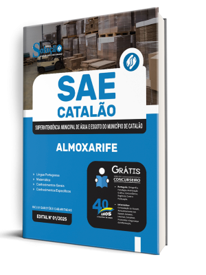 Apostila SAE Catalão - GO 2025 - Almoxarife - Imagem 2