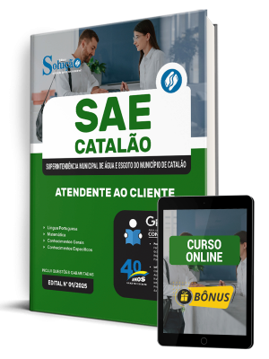 Apostila SAE Catalão - GO 2025 - Atendente ao Cliente - Imagem 1