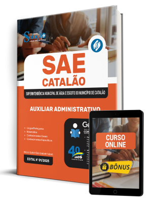 Apostila SAE Catalão - GO 2025 - Auxiliar Administrativo - Imagem 1