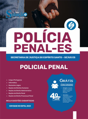 Apostila Polícia Penal - ES (PP-ES) 2025 - Policial Penal - Imagem 3