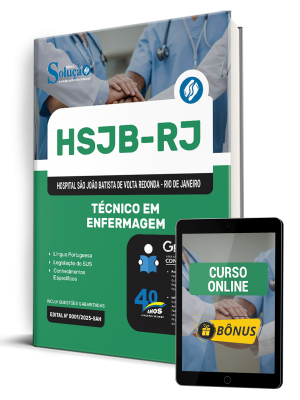 Apostila Hospital São João Batista de Volta Redonda-RJ (HSJB) 2025 - Técnico em Enfermagem - Imagem 1