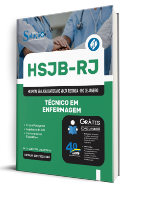 Apostila Hospital São João Batista de Volta Redonda-RJ (HSJB) 2025 - Técnico em Enfermagem - Imagem 2