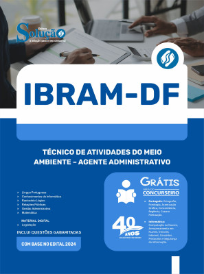 Apostila IBRAM-DF 2025 - Técnico de Atividades do Meio Ambiente - Agente Administrativo - Imagem 3