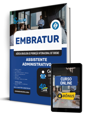 Apostila EMBRATUR 2025 - Assistente Administrativo - Imagem 1