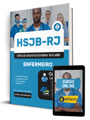 Apostila Hospital São João Batista de Volta Redonda-RJ (HSJB) 2025 - Enfermeiro - Imagem 1