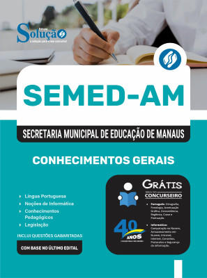 Apostila SEMED-AM 2025 - Conhecimentos Gerais - Imagem 3