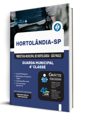 Apostila Prefeitura de Hortolândia - SP 2025 - Guarda Municipal - 4ª Classe - Imagem 2