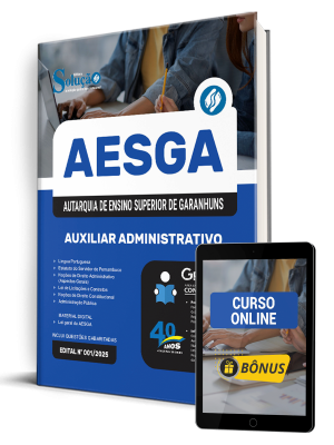 Apostila AESGA 2025 - Auxiliar Administrativo - Imagem 1