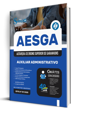 Apostila AESGA 2025 - Auxiliar Administrativo - Imagem 2