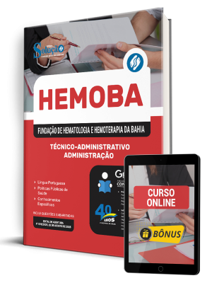 Apostila HEMOBA 2025 - Técnico-Administrativo - Administração - Imagem 1