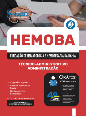 Apostila HEMOBA 2025 - Técnico-Administrativo - Administração - Imagem 3