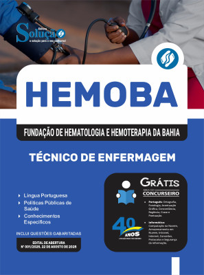 Apostila HEMOBA 2025 - Técnico de Enfermagem - Imagem 3