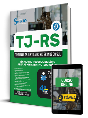 Apostila TJ-RS 2025 - Técnico do Poder Judiciário - Área Administrativo-Judiciária - Imagem 1