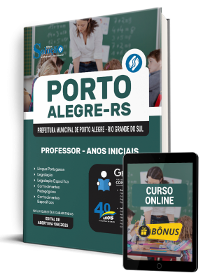 Apostila Prefeitura de Porto Alegre - RS 2025 - Professor - Anos Iniciais - Imagem 1