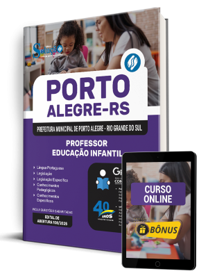 Apostila Prefeitura de Porto Alegre - RS 2025 - Professor - Educação Infantil - Imagem 1