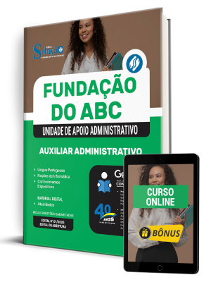 Apostila Fundação do ABC 2025 - Auxiliar Administrativo - Imagem 1