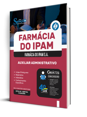 Apostila Farmácia do IPAM 2025 - Auxiliar Administrativo - Imagem 2