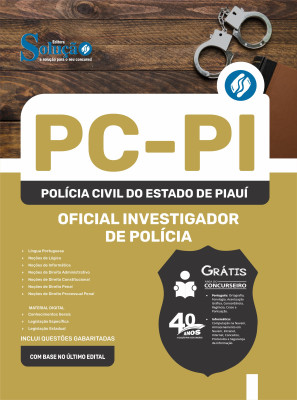 Apostila PC-PI 2025 - Oficial Investigador de Polícia - Imagem 3