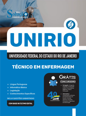 Apostila UNIRIO 2025 - Técnico em Enfermagem - Imagem 3