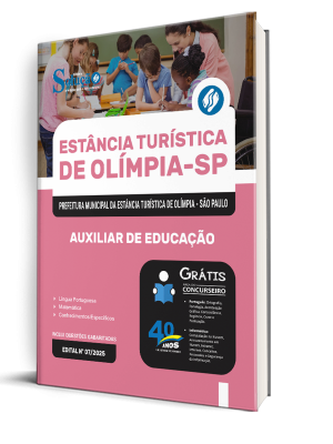 Apostila Prefeitura de Olímpia - SP 2025 - Auxiliar de Educação - Imagem 2