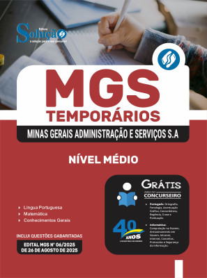Apostila MGS MG 2025 - Nível Médio - Imagem 3