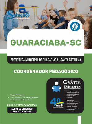 Apostila Prefeitura de Guaraciaba - SC 2025 - Coordenador Pedagógico - Imagem 3